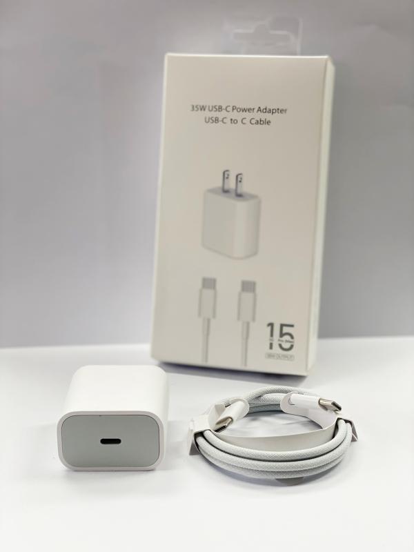 Cargador 35w con Cable C - C iPh15