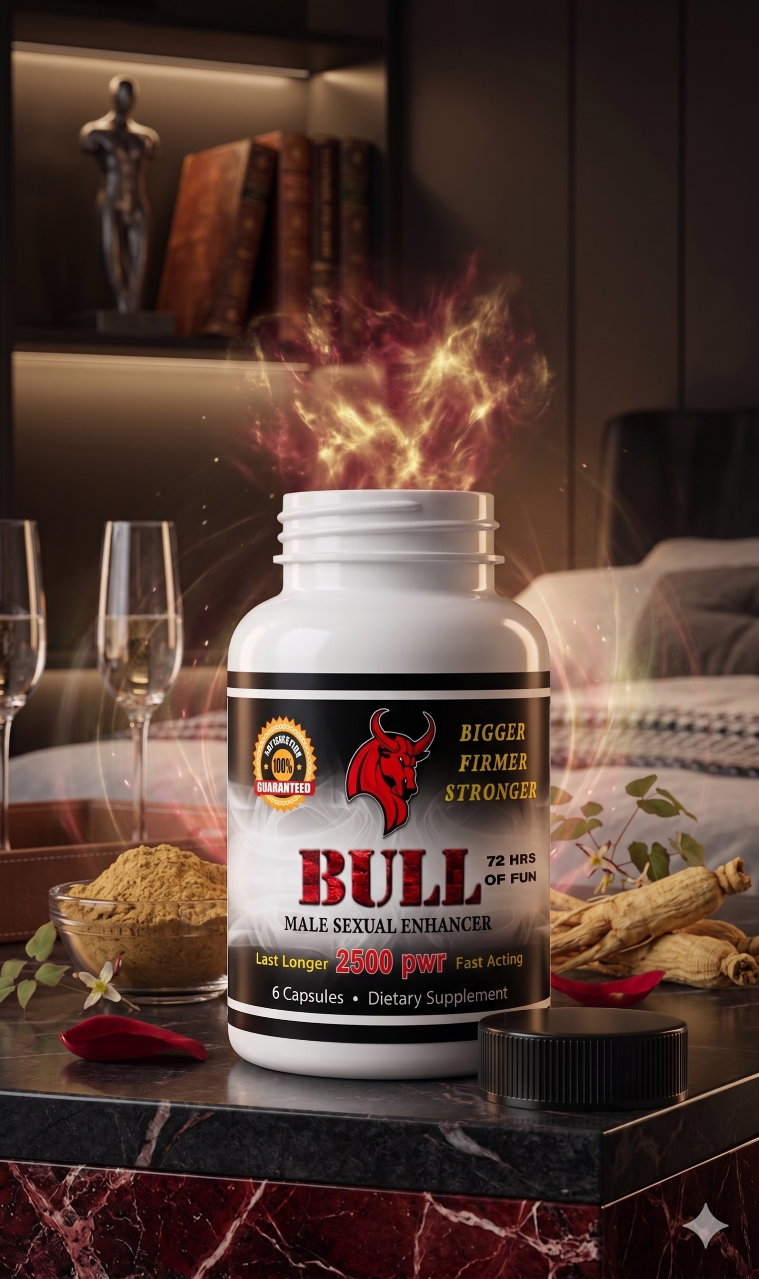 BULL CAPSULA X6 POTENCIADOR SEX 2500 PWR - Image 2