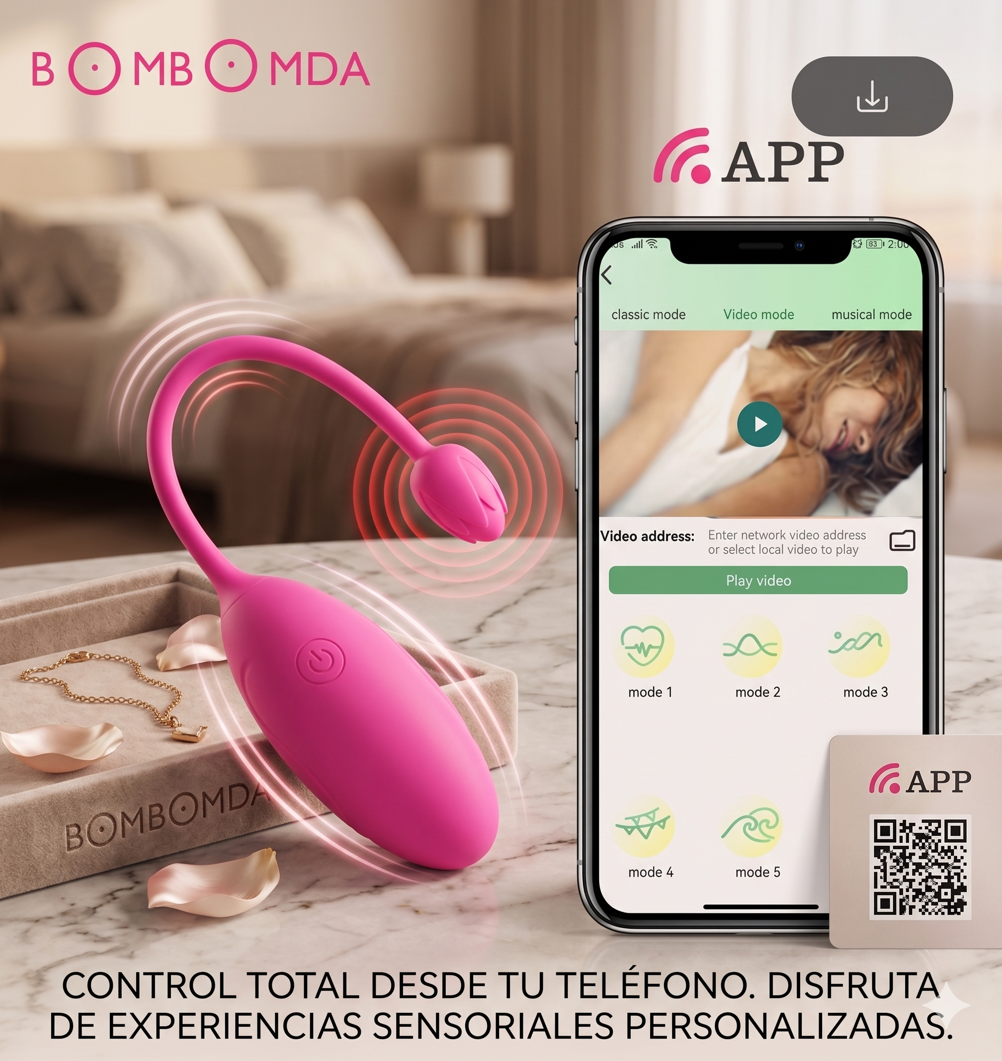 Ropa interior femenina Vibrador - Image 2